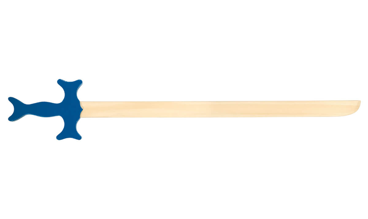 Bild 1 - Schwert blau-natur